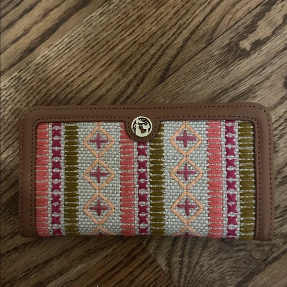NWT SPARTINA Small Snap Wallet Callawassie Pineapple **ONLY 1 LEFT** - Picture 5 of 8